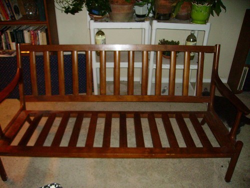 Indian teak sofa and tables - teak,
